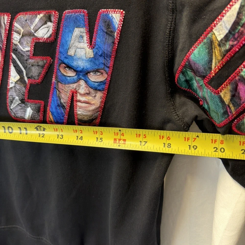 Disney Parks Marvel Avengers Long‎ Sleeve Top for Adults S Embroidered Pullover